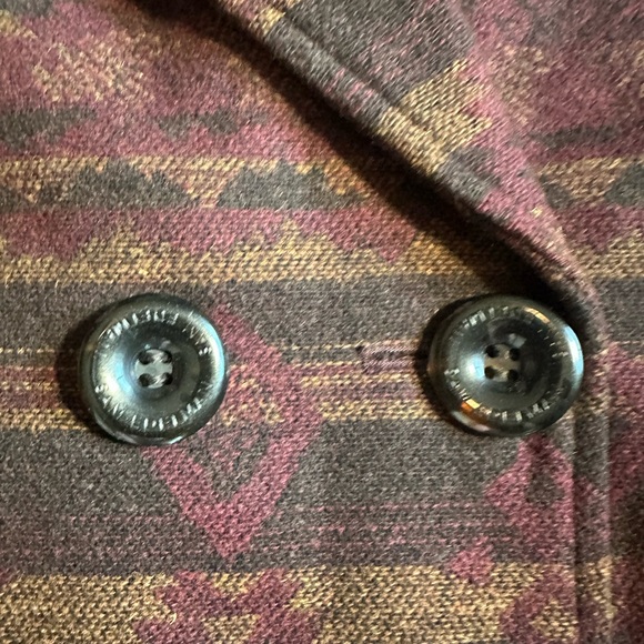 Sam Edelman Western Fringe Blazer Jacket Oversized Womens Medium Southwestern - Picture 3 of 7